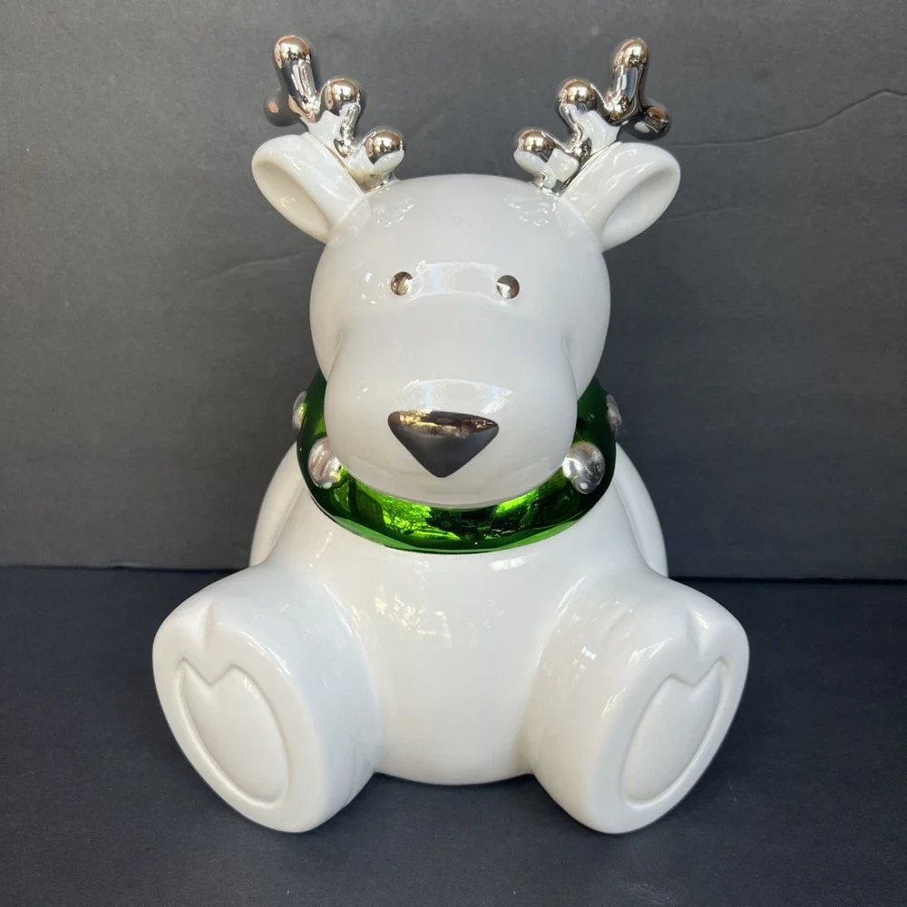 Bath & Body Works Harry Slatkin Jingles Reindeer Candle 2009 Balsam NEVER LIT